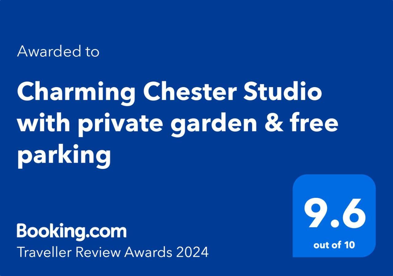 Charming Chester Studio With Private Garden & Free Parking Exterior photo